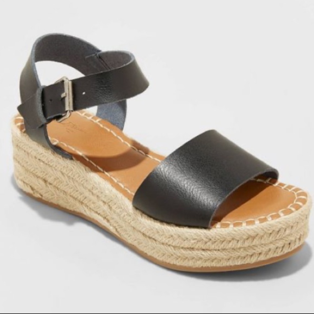 Final sale Braided-jute Espadrille Platforms